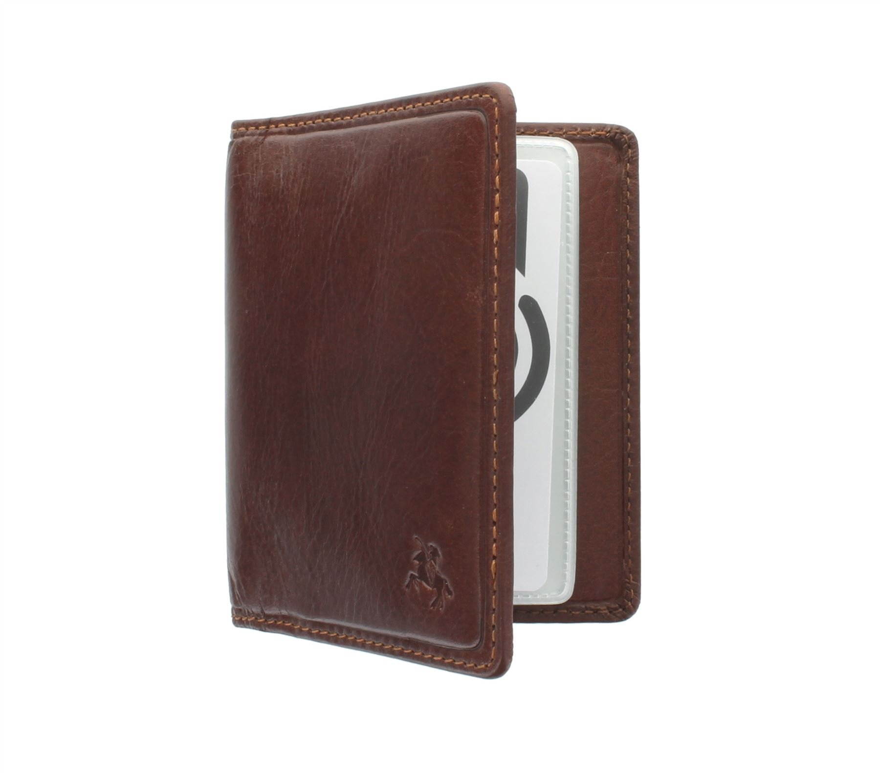 VISCONTI Tuscany Collection Camper Leather Card Holder - RFID Protection TSC40 Tan