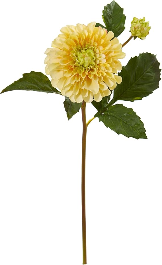 Nearly Natural 20in. Dahlia Artificial (Set of 6) Silk