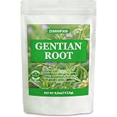 Dried Gentian Root (Long Dan Cao) - 4oz (113g) | Tradditional Bitter Herbal Tea, Non-GMO