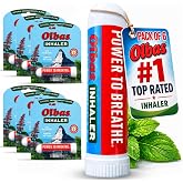 Olbas Inhaler Aromatherapy, Essential Oil Inhaler with Natural Oils, 0.01oz | 6 Pack, Pocket Sized Nasal Inhaler Stick for Clear Breathing and Sinus Relief