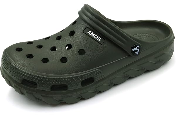 AMOJI Adult Unisex Garden Clogs Shoes AA1521