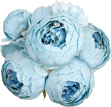 Flojery Silk Peony Bouquet Vintage 