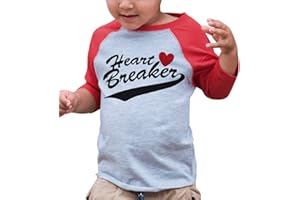 7 ate 9 Apparel Kids Dinosaur Happy Valentine's Day Grey Raglan