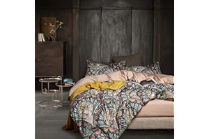 Cupocupa Duvet Cover Queen Size Set Boho Floral Pattern Duvet Cover Queen for Queen Size Bed Vintage Soft Bedding Leaf Print Paisley Duvet Cover with Pillowcases