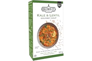 Baldwin St. Kale & Lentil Premium Soup Mix - Made in Canada, All Natural, Vegan, Plant Based, Gluten Free, Dairy Free, Kosher
