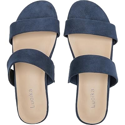 wide width slide sandals