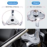 Spurtar 3 Jaw Oil Filter Wrench 64-116mm Adjustable Tool Car SUV Truck view 5