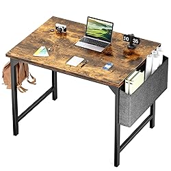 Sweetcrispy Computer Small Office Desk 32 Inch
