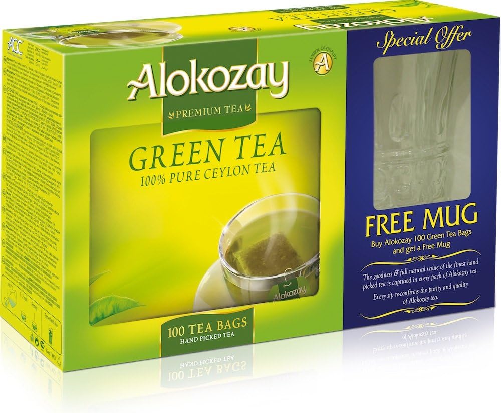alokozay green tea price