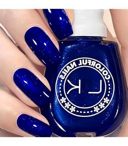 Amazon.com : KLEANCOLOR Nail Lacquer-KCNP48-165 Metallic Sapphire
