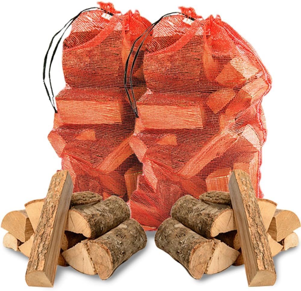 The Chemical Hut 30KG Kiln Dried Hardwood Logs Coal Alternative Hotter Burn
