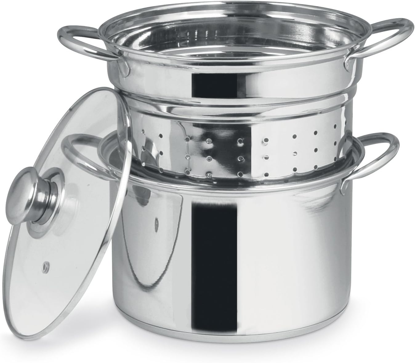 Max Casa I02195 MAX Cooking and Bowl Set 3 Pieces Capacity 6 L