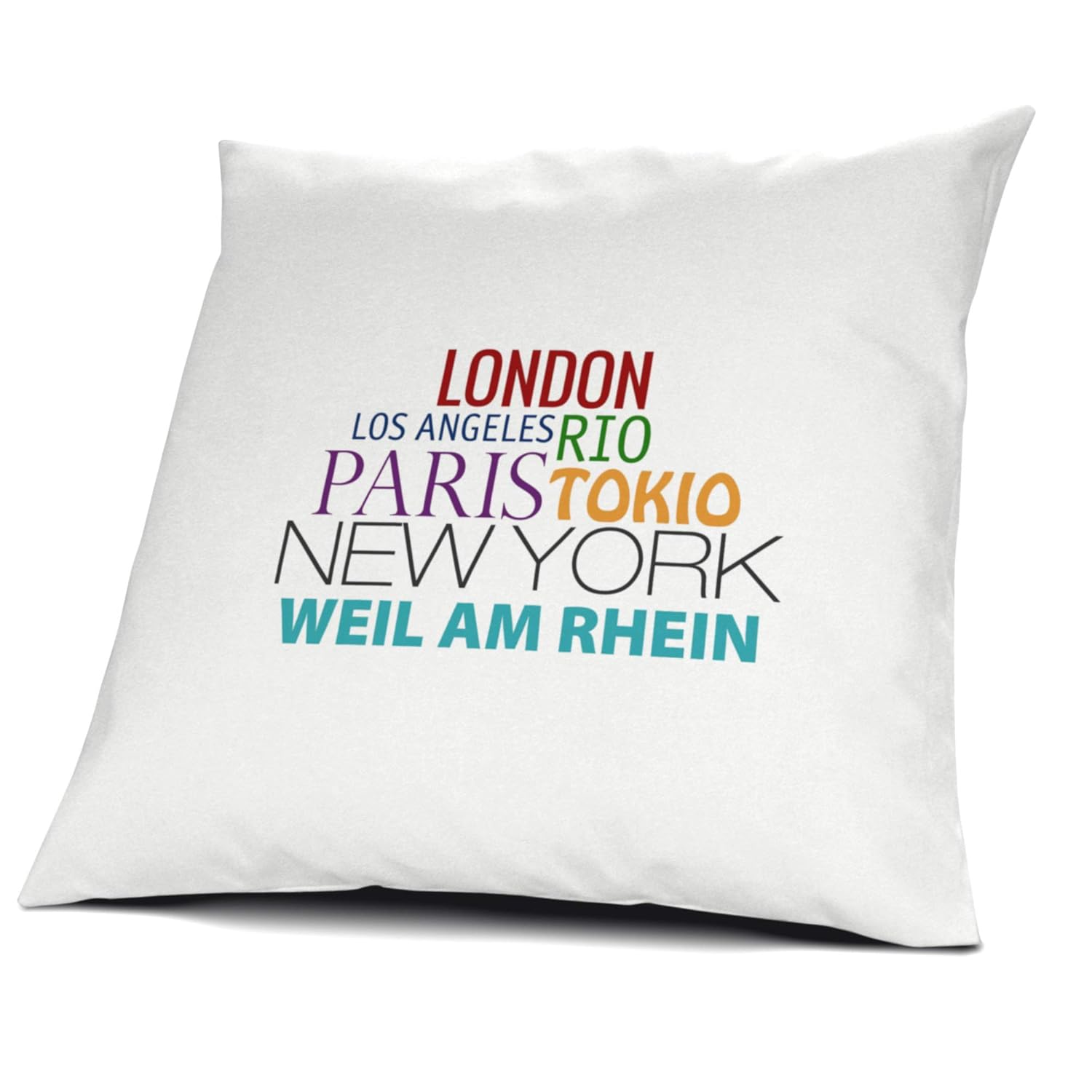 Kissen mit Füllung Geschenkidee printplanet Kopfkissen Weil am Rhein