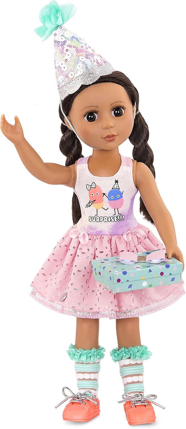 Glitter Girls, 14-Inch Doll Clothes, What A Surprise!, Deluxe Birthday Party Doll Outfit, Toys, Clothes - Image 3