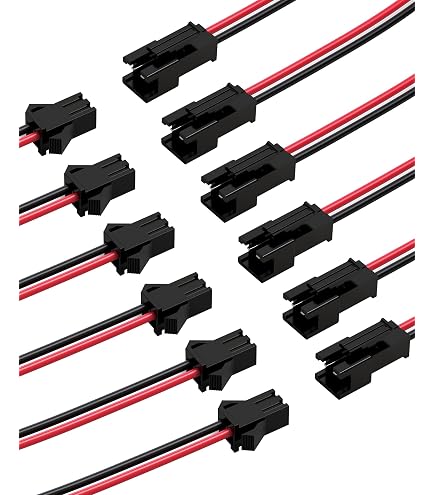Amazon.com: EBOOT 20 AWG JST Connector 2 Pin Male Female Connector