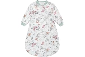 Baby Cotton Sleep Sack 1 TOG Long Sleeve Toddlers Sleeping Bag for Girl Boys