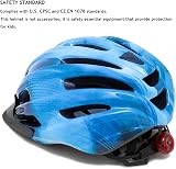 LEPESFON Kids Bike Helmet 50-57CM with Light & Visor for Boys Girls Cycling view 6