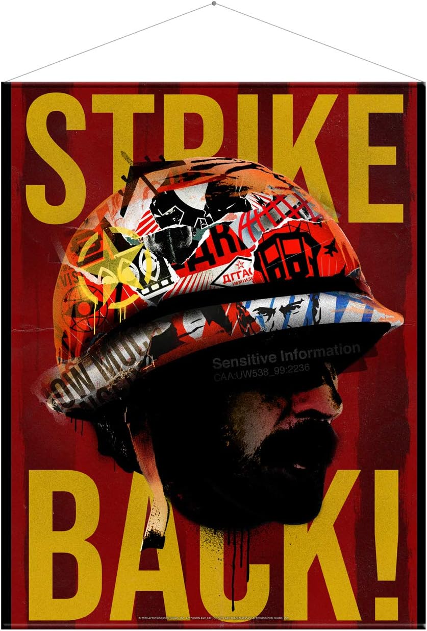 Gaya Call of Duty: Cold War Wallscroll Strike Back, 100L x 77W cm