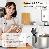 Biebuxo WiFi Sous Vide Machine 850W Precision Cooker 12L Timer Control view 3