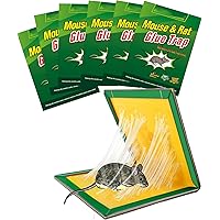 6 Pack Large Mouse Trap with Strong Stickiness, Rat Trap Sticky Pad Board for Household Indoor and Outdoor Home Kitchen Garde