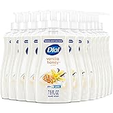 Dial Liquid Hand Soap, Vanilla Honey, 7.5 fl oz, Pack of 12