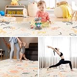 Sour Lemon 200x180cm Folding Baby Play Mat Non-Slip Waterproof Dual-Sided view 7