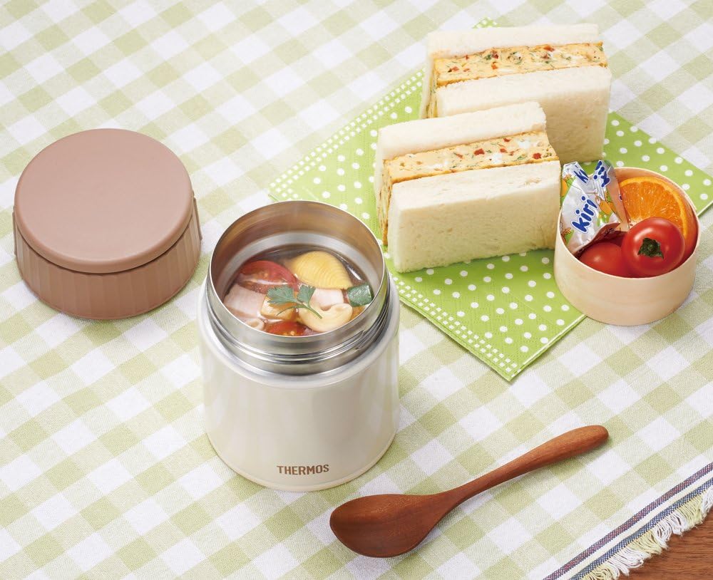 サーモス 真空断熱スープジャー 400ml ミルク