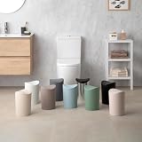 TATAY Bathroom Bin Swing Lid 6L Black Made in Spain 19x19x28 cm view 5