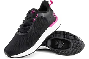 Tommaso Women's Cycling Shoes with Pre-Installed SPD Cleats — Easy to Walk-in Ventilated SPD Cycling Shoes for Women's Spin Classes and Indoor Bikes — Comfortable on Foot and Toebox.