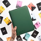 Vault X 4 Pocket Trading Card Zip Binder Green 160 Cards Exo-Tec Material view 7