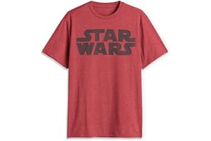 Star Wars Mens Simplest Logo Graphic Tee