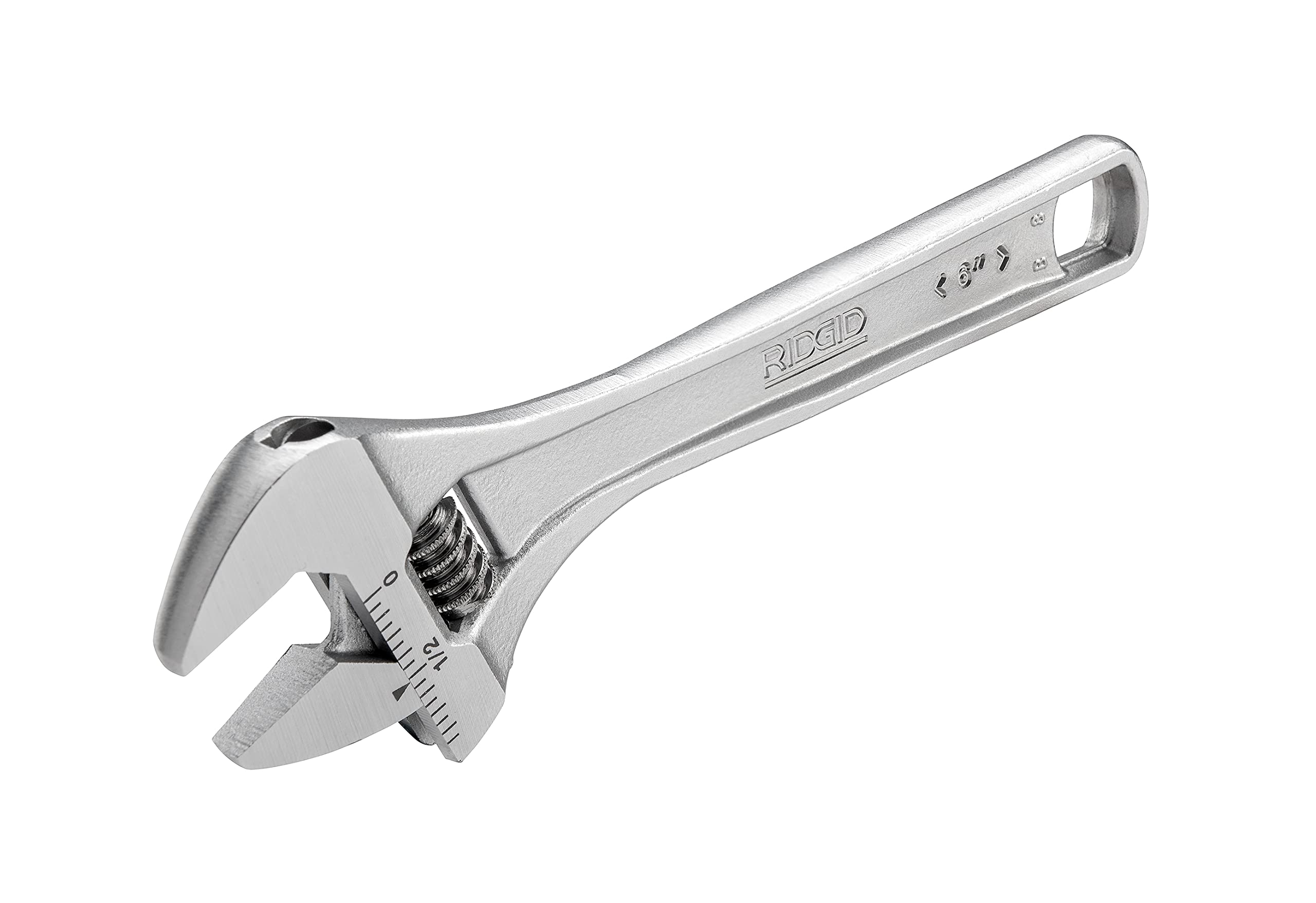 RIDGID 86902 Model 756 Adjustable Wrench 6 inch - Metric and SAE