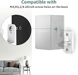 HomeMount Universal Wall Mount Brackets 4 Pack White 3.5kg (7.7lb) view 4