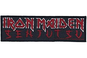 Iron Maiden Patch Senjutsu Cover Band Logo Official Black Woven