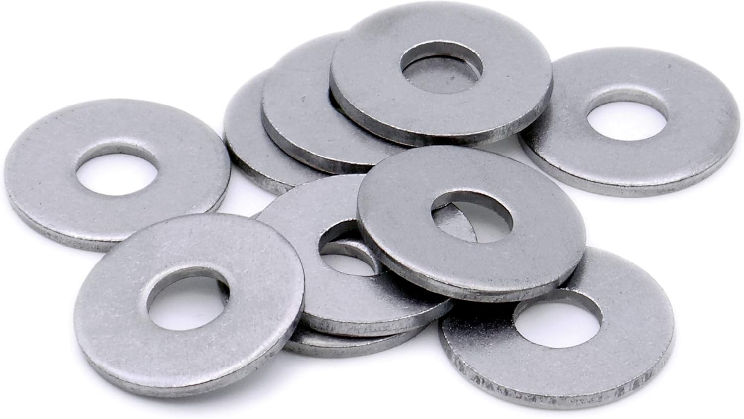 M6 (6mm) Flat Washer (Form G) Stainless Steel (A2) (Pack of 20