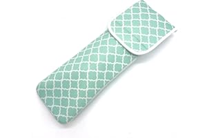 Wanty Hair Straighteners Case with Fastener - Neoprene Curling Iron Holder Flat Iron Curling Wand Travel Cover Case Bag Pouch