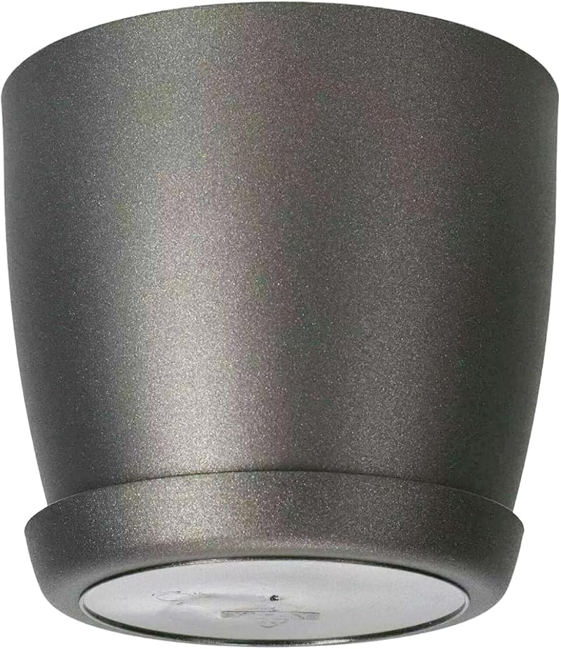 B2C Flower Pots 8 Sizes 6 Colours White Graphite Matt Planter + Saucer
