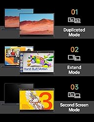 VILVA Portable-Monitor-for-Laptop - 15.6'' 1080P