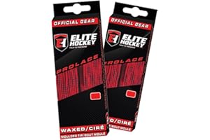 Elite Hockey Prolace Waxed Hockey Skate Laces - SET of 2 Pairs
