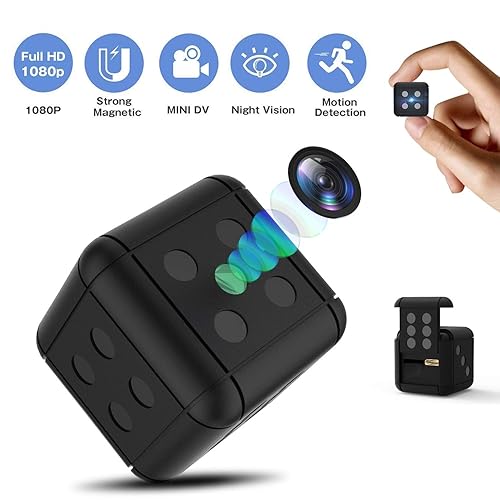 Hidden Camera Spy Camera Mini camera, HD 1080P Small Camera Dice