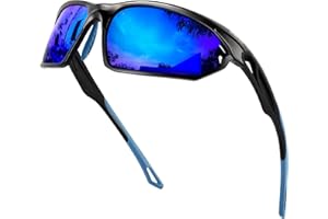 BIRCEN Polarized Sport Sunglasses for Men - Women UV Protection Shades for Motorcycle Golf Baseball Cycling Fishing Driving