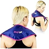 Neck Ice Pack - Soothing Pain Relief for Neck & Shoulder Pain. Cold Cervical Collar Compress Sits Above The Shoulders,Flexibl