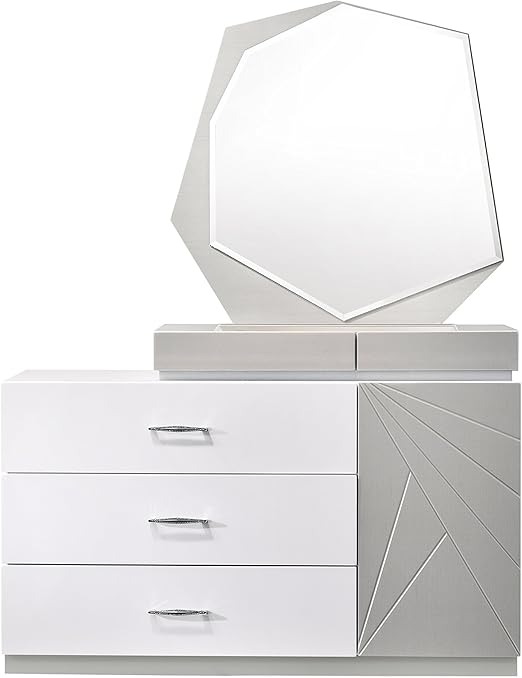 J and M Furniture Florence Dresser & Mirror Furniture & Decor