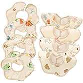 Baby Bibs Muslin Drool Teething Drooling Bibs for Baby Girl Boy Muslin Cotton