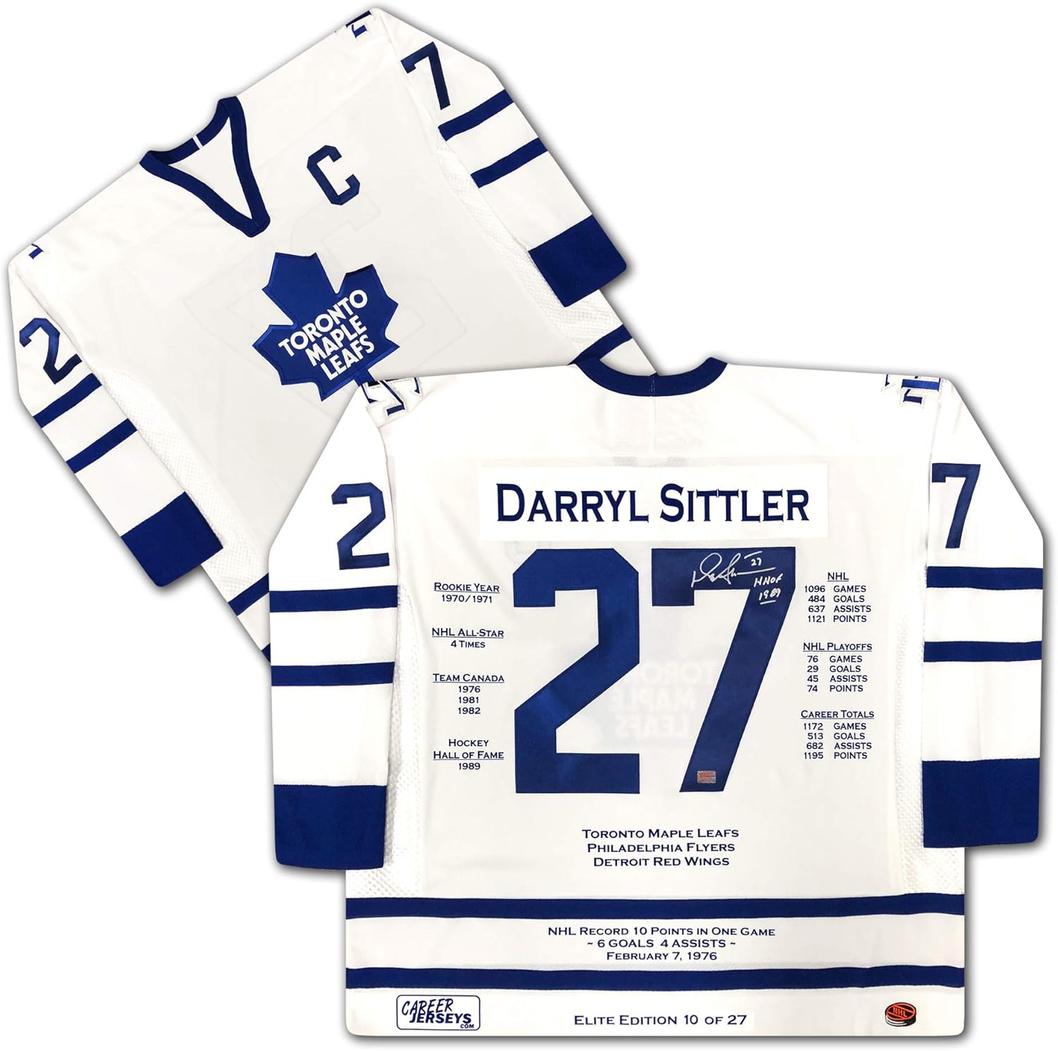 sittler jersey