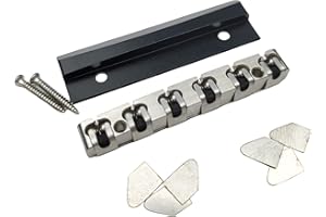 Kaynes Stainless Steel Guitar Nut Electric Guitar Roller Nut For Fender Telecaster Tele Stratocaster Strat ST TL Style Electric Guitar