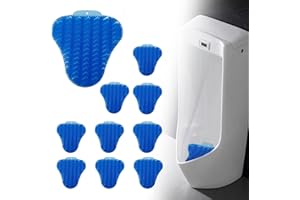 CNQLIS Urinal Screen Deodorizer, 10 Pack Urinal Pad Anti Splash Long-Lasting Freshness Mats with Aromatic Filter Screen for B