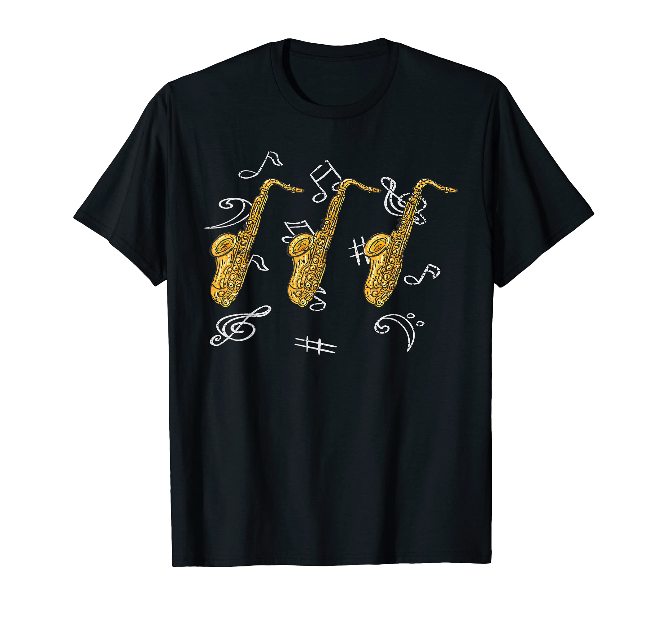 Sax Player Musical Instrument Saxophonist Jazz Saxophone T-Shirt