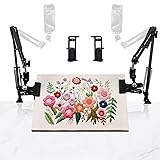 2 Sets Adjustable Embroidery Hoop Stand,Cross