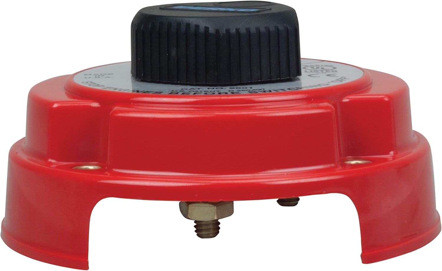 Perko 9603DP Medium Duty Main Battery Disconnect Switch with Alternator Field Disconnect : Boating Battery Switches : Sports & Outdoors